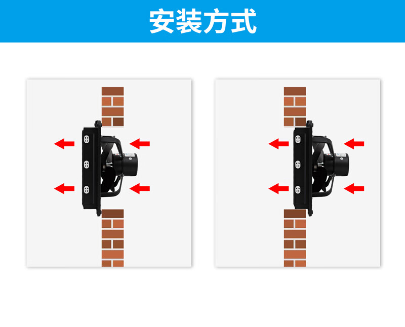 百叶窗换气扇安装图解图片