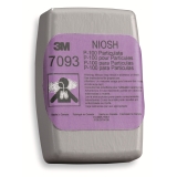  6000&7000系列双盒防毒半全、面具P100滤尘盒 7093 2件/包