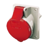 IP44附加插座 螺钉端子 400V 32A 4P 型号:1496 1个