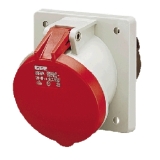 IP44附加插座 螺钉端子 400V 63A 4P 型号:1151A 1个