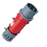 IP44标准插头 螺钉端子 400V 16A 4P 型号:3926 1个