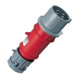 IP44标准插头 螺钉端子 400V 32A 4P 型号:3947 1个