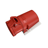 IP44明装插座 螺钉端子 400V 32A 4P 型号:27006 1个