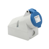 IP44明装插座 螺钉端子 230V 16A 3P 型号:101 1个