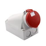 IP44明装插座 螺钉端子 400V 63A 5P 型号:1145A 1个