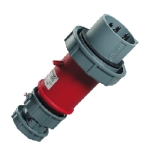 IP67标准插头 螺钉端子 400V 32A 5P 型号:3853 1个