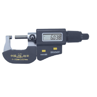 数显外径千分尺高精度0.001电子卡尺0-25mm螺旋测微器 机械数显两用千分尺