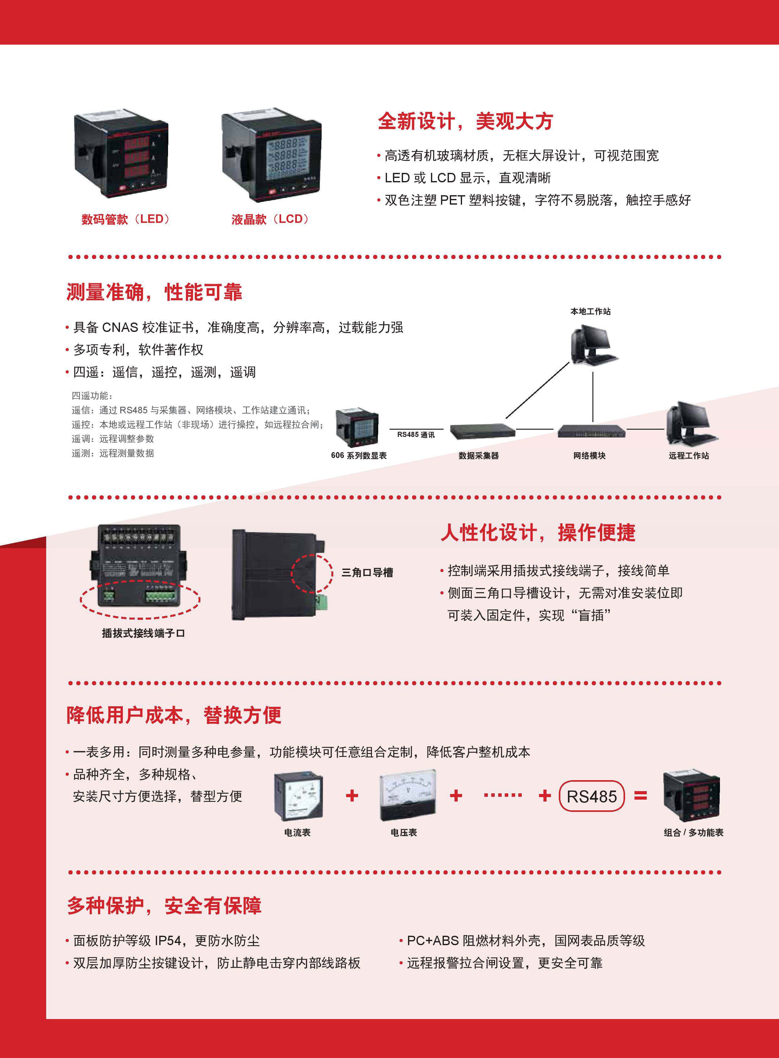 单相数显电流表说明书图片