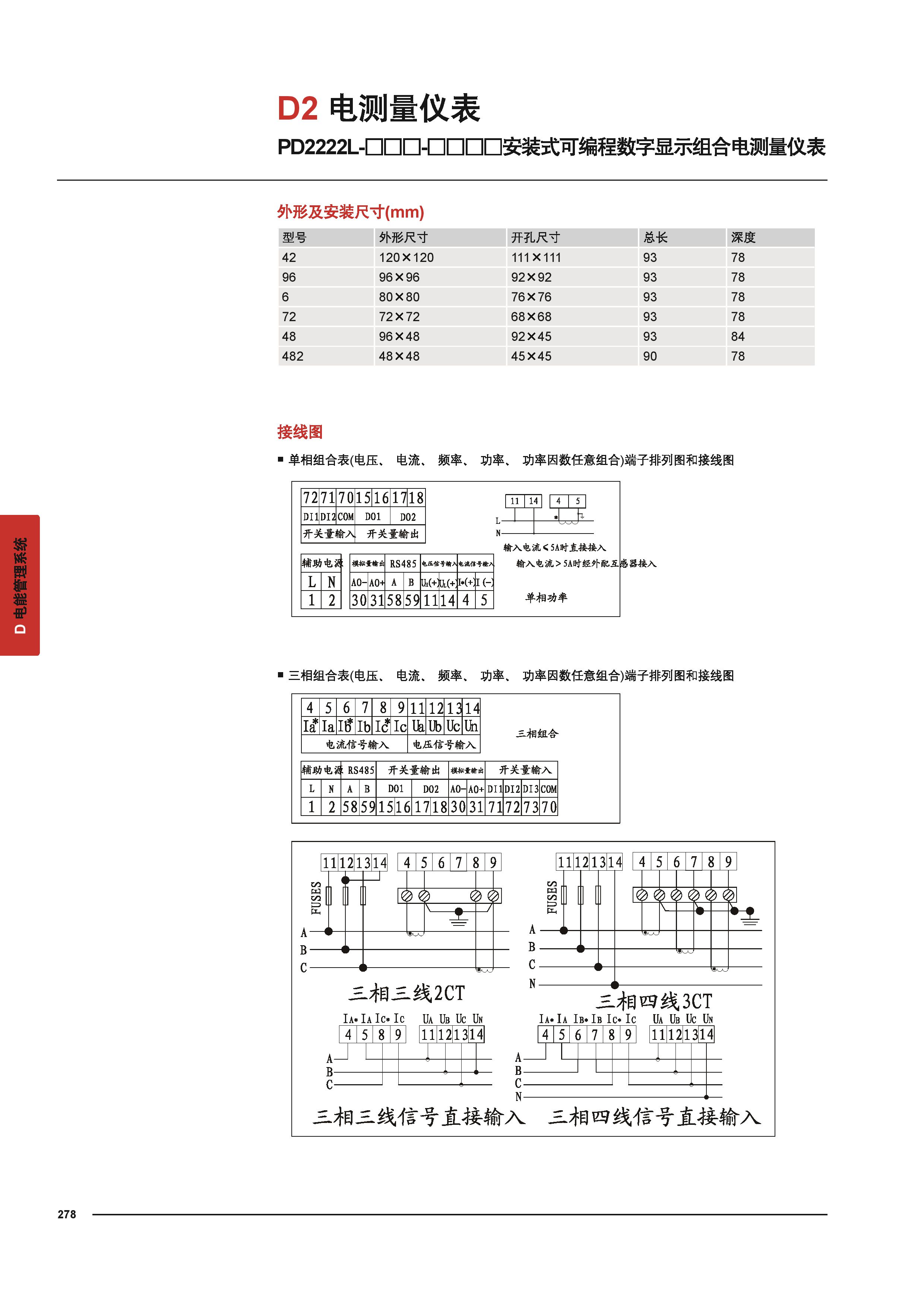 多功能数显表说明书图片