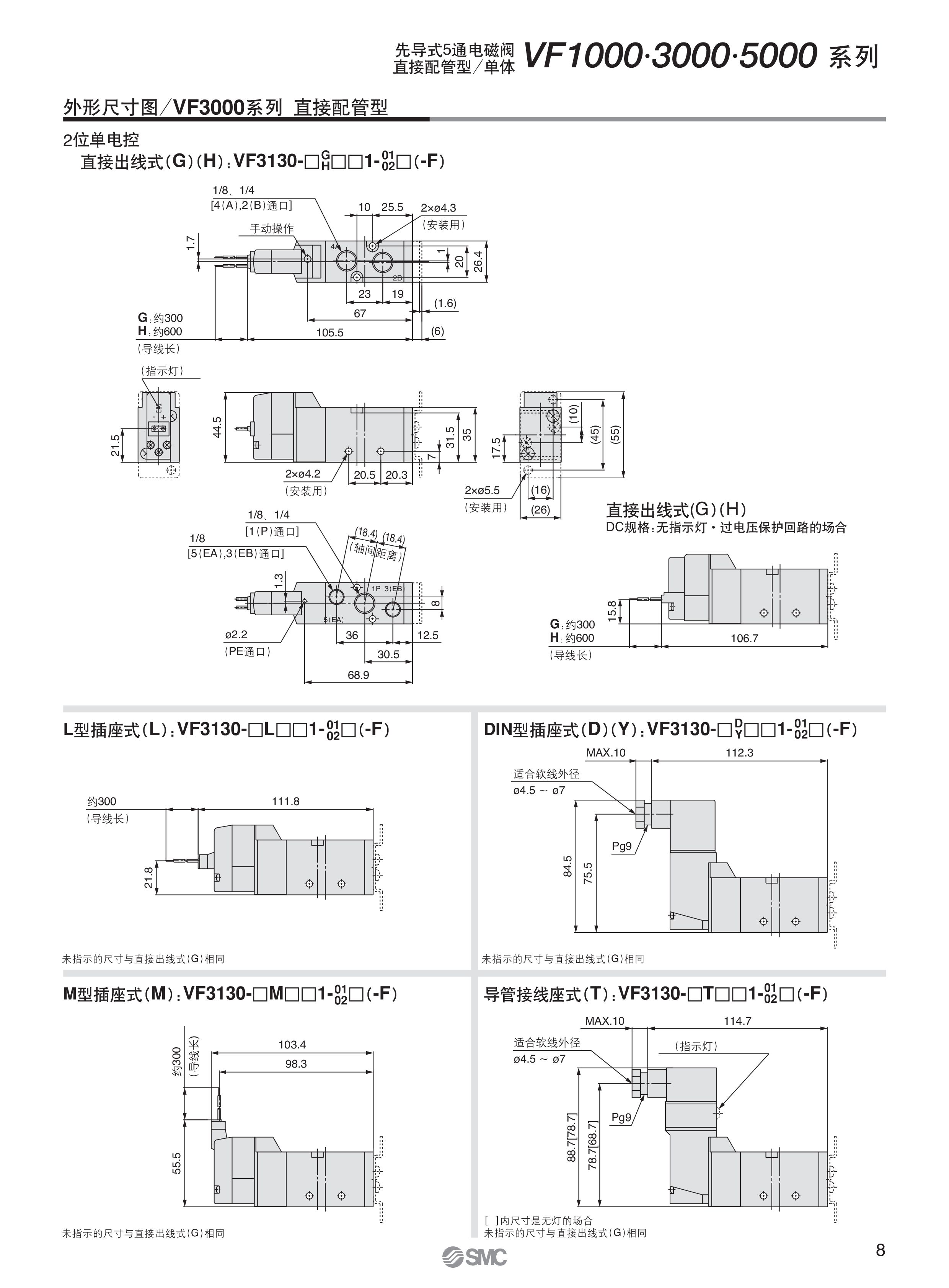 二位五通电磁阀示意图图片