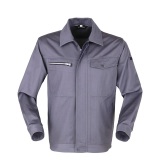 工作服夹克衫PC15TC201SG,L码,工作服夹克衫,中灰 1件