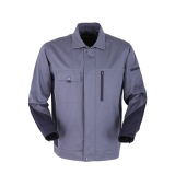 工作服上衣ESD17CVC1101GB,2XL码,防静电上衣,灰蓝拼 1件
